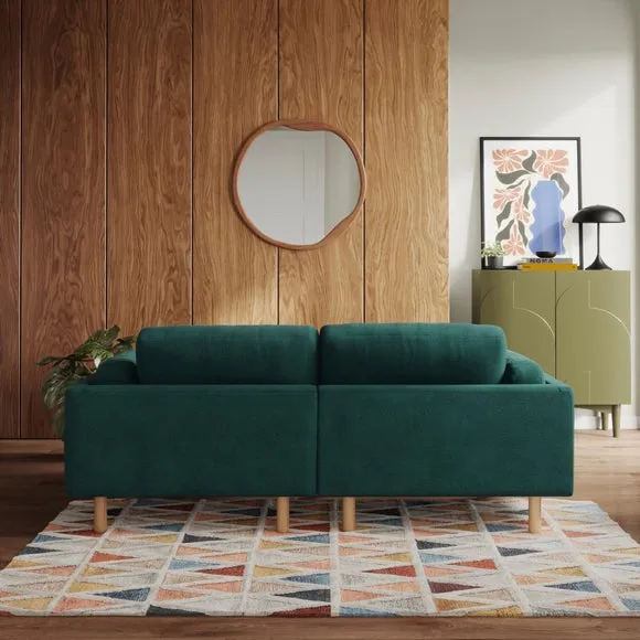 Newton Luxe Chenille Corner Chaise Sofa 3