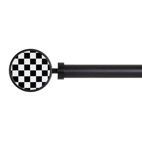 Checkerboard Finial Pair 2