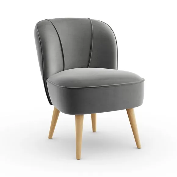 Elsie Velvet Cocktail Chair 6