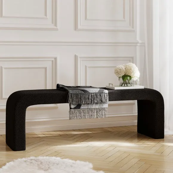 Ren 2 Seater Boucle Dining Bench