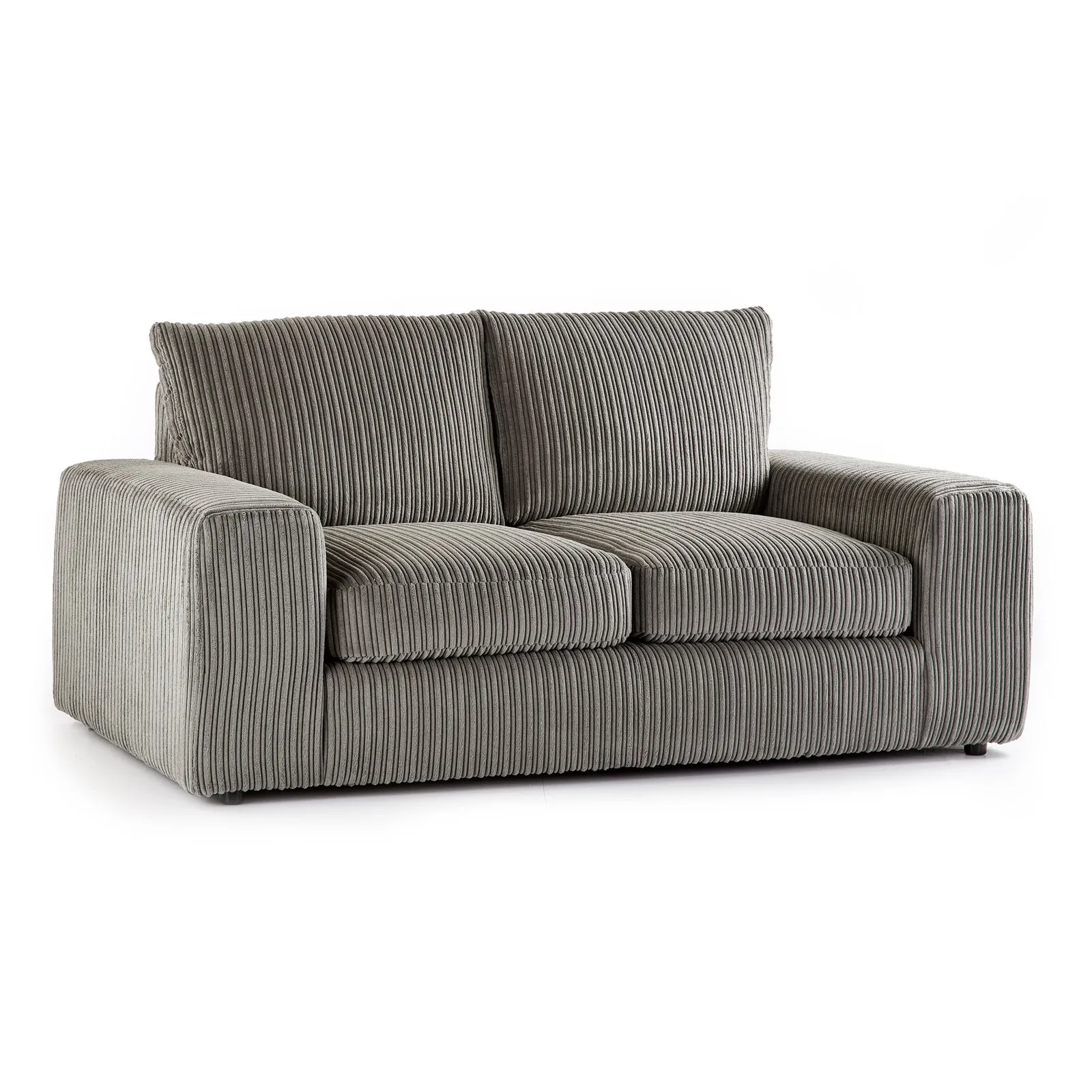 Champ Fabric 2 Seater Sofa Grey