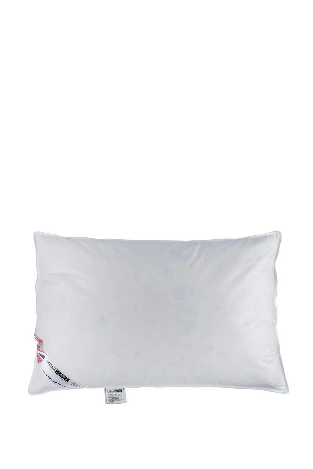 Homescapes Goose Feather & Down Lavender Pillow with Dried Lavender Insert in White