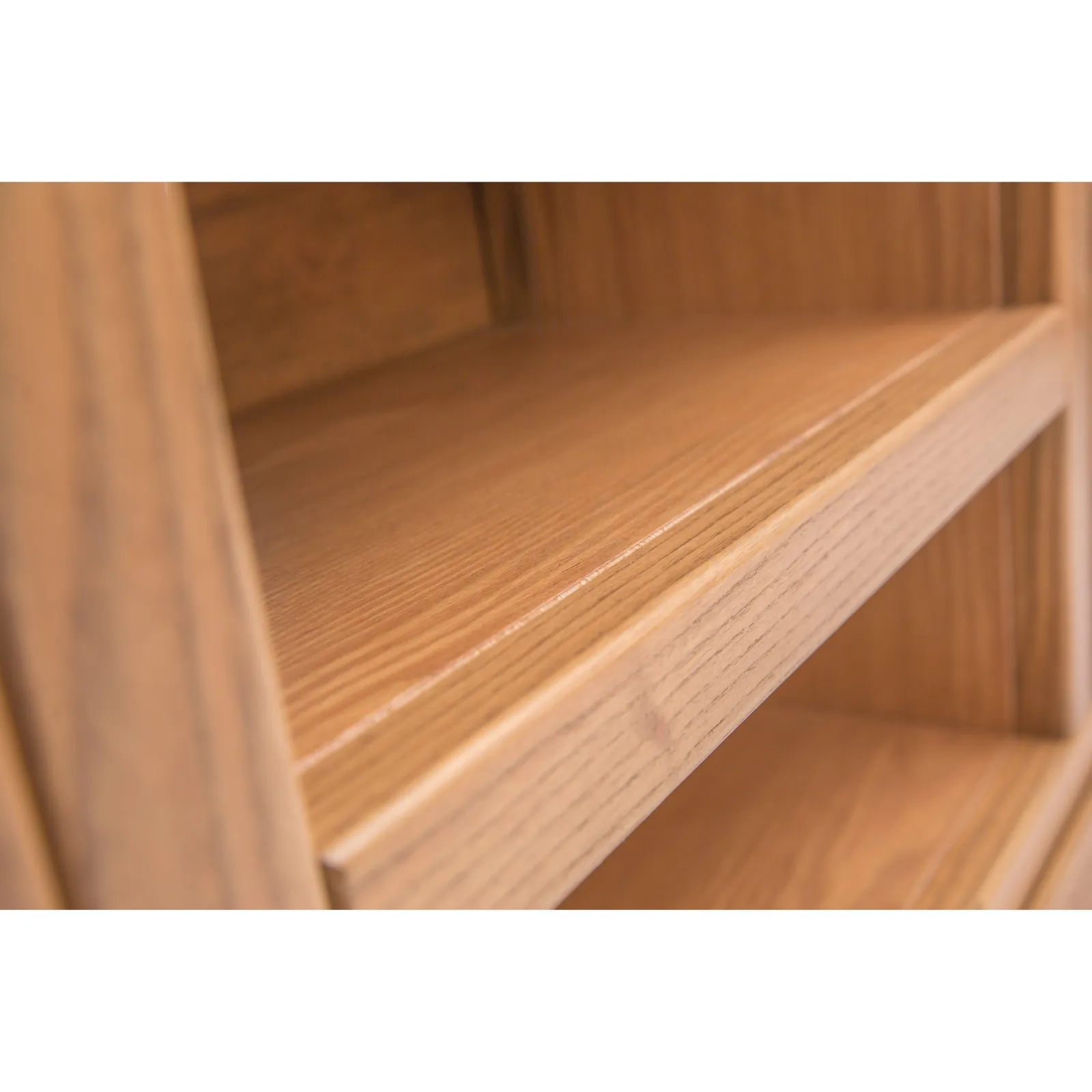Cabinet Bits Trivento Light Wood 2 Door TV Cabinet Wood Knob in Natural 5