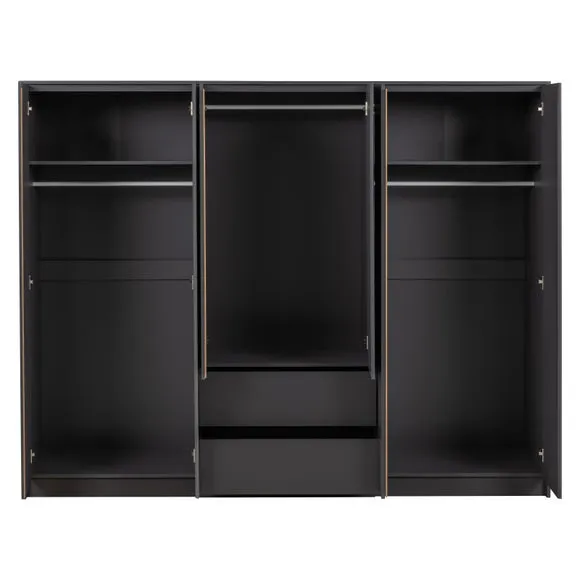 Walker 6 Door 2 Drawer Wardrobe 4