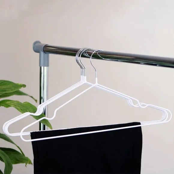 Set of 5 Coated Wire Hangers 1