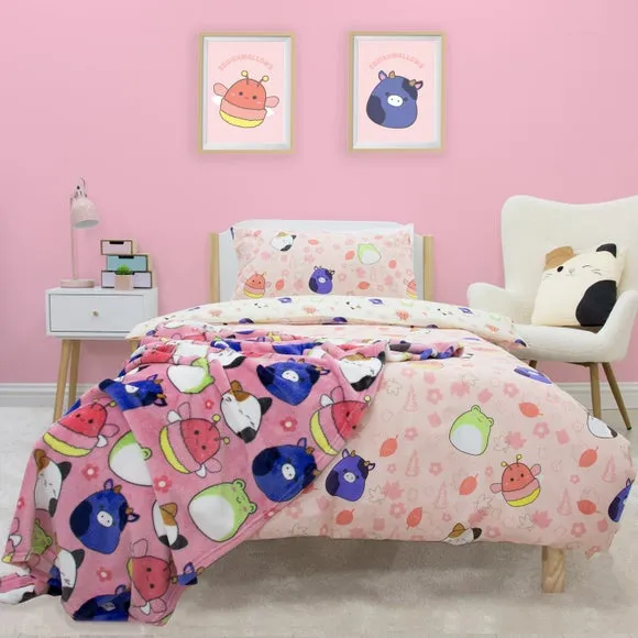 Squishmallow Duvet Cover and Pillowcase Set