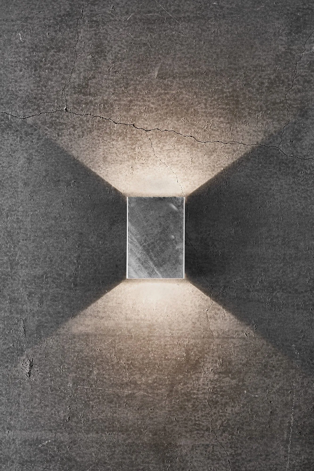 Nordlux Fold Outdoor Wall Light Galv Steel Garden LED IP54 Mains in Silver 6