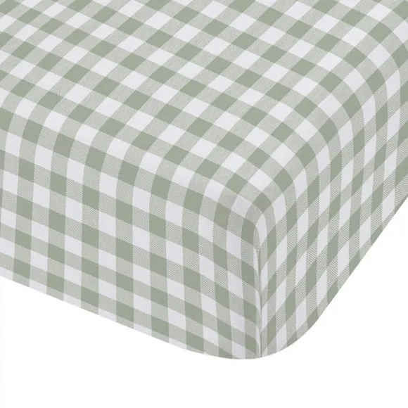 Catherine Lansfield Bamford Gingham Check Polycotton Fitted Sheet 3