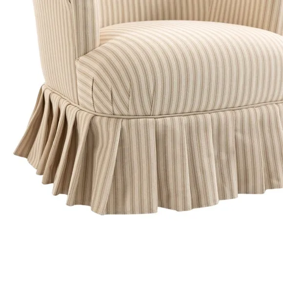 Goldie Frill Rutland Stripe Accent Chair 5