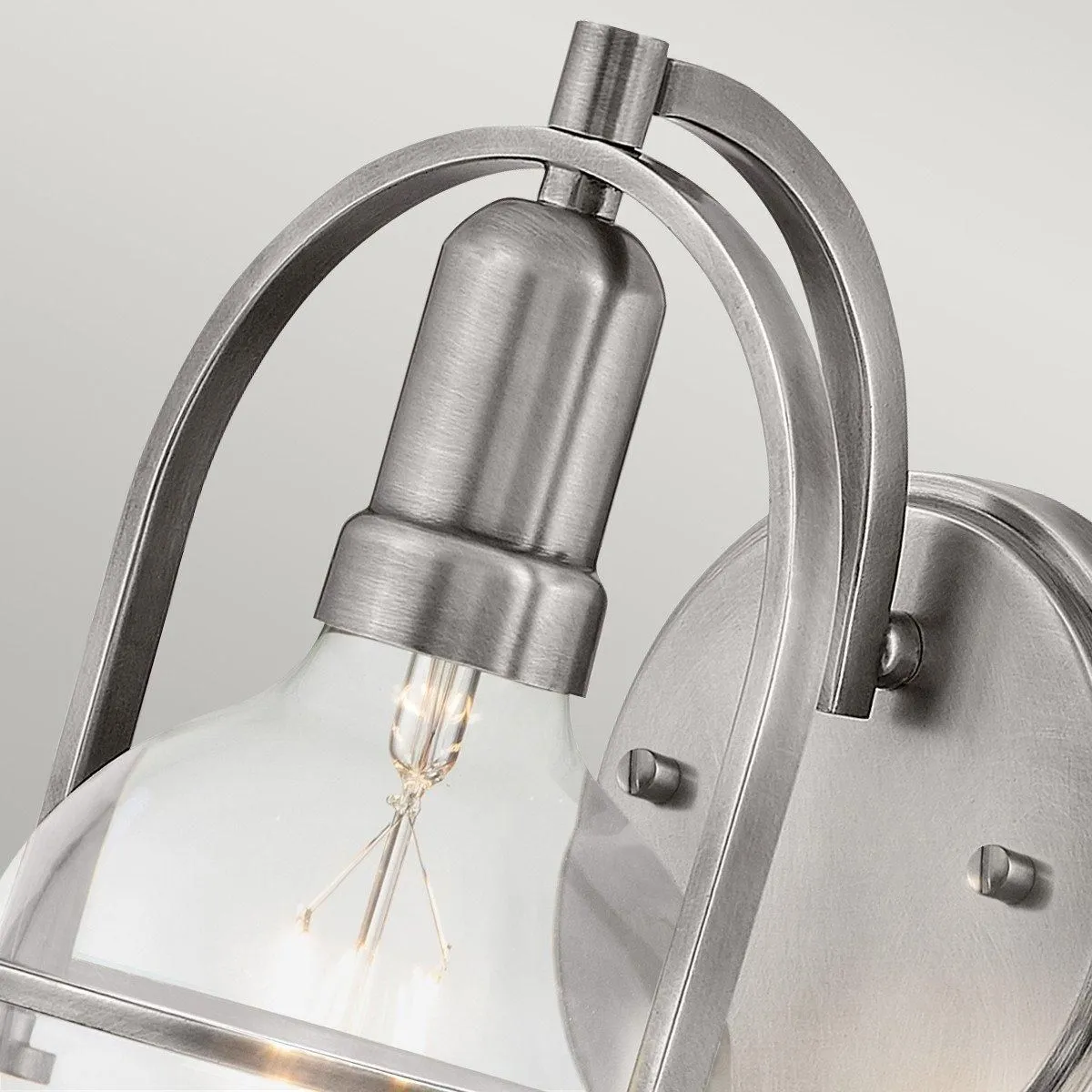 Netlighting Hinkley Somerset Wall Lamp Brushed Nickel in Grey 2