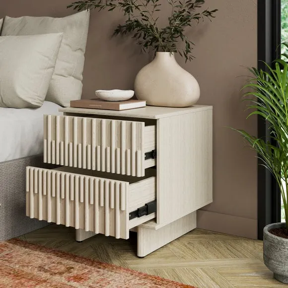 Tahlia 2 Drawer Bedside Table 2