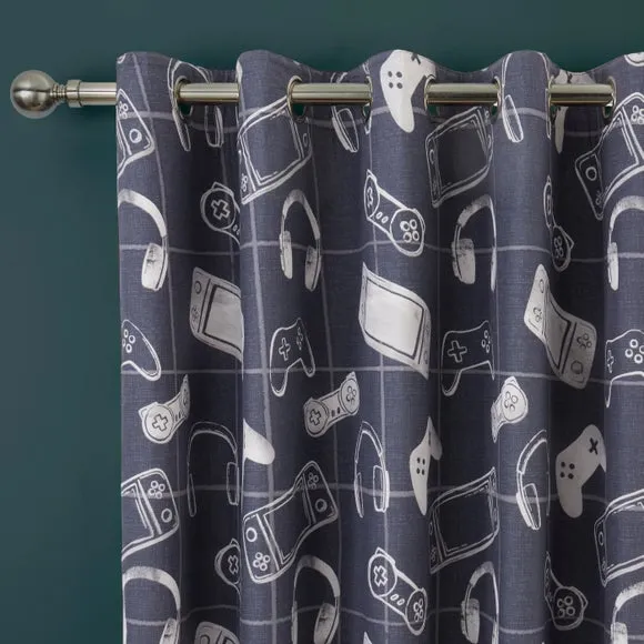 Ultimate Gamer Eyelet Curtains