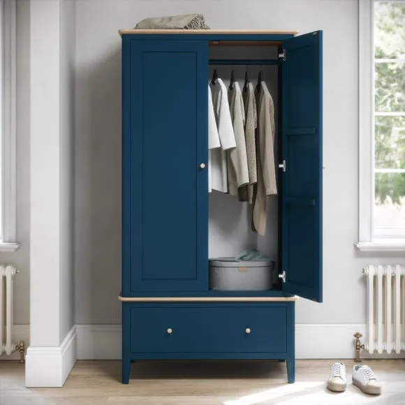 Marlow Double Wardrobe with Drawer 1