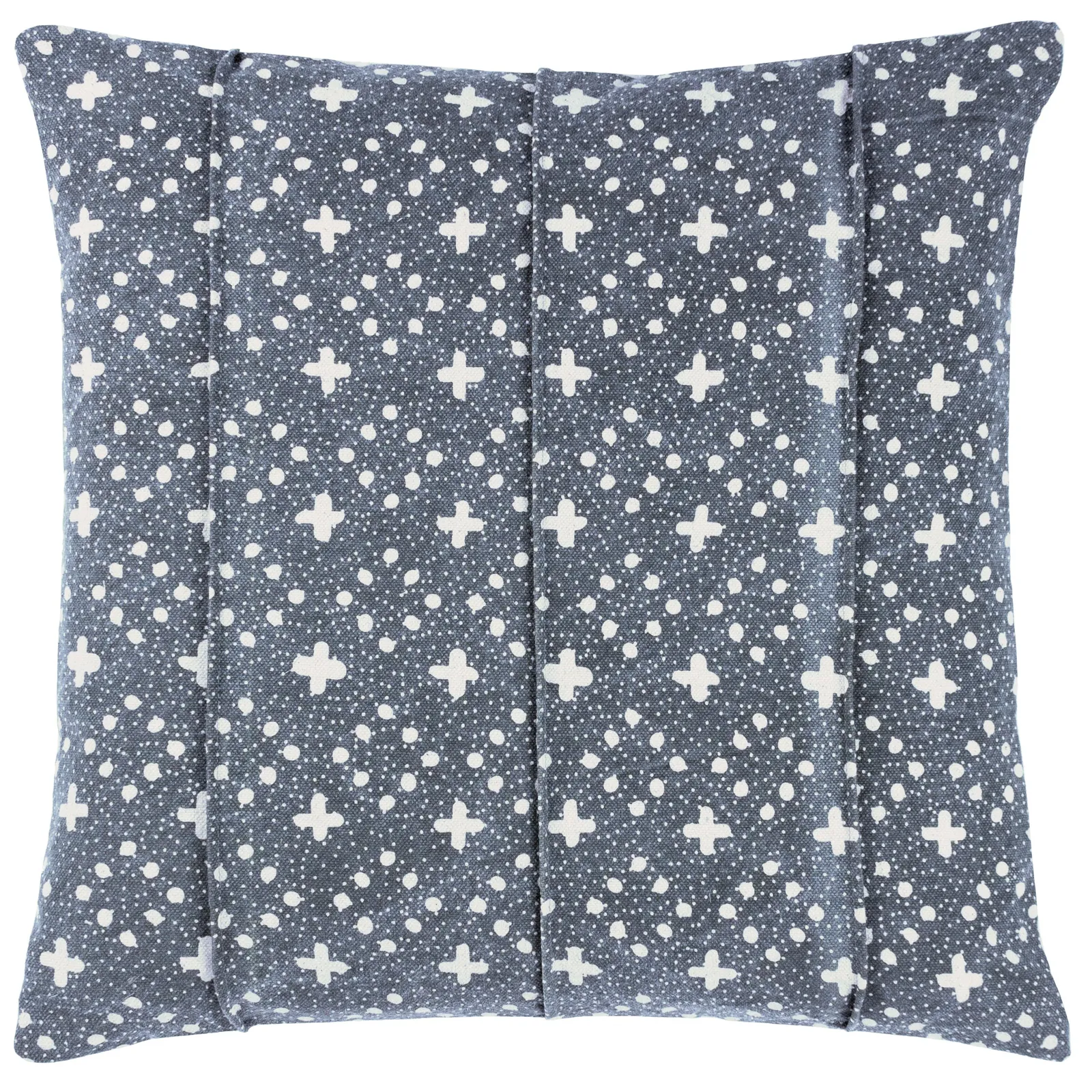 Yard Helm 100% Cotton Woven Cushion in Navy 2