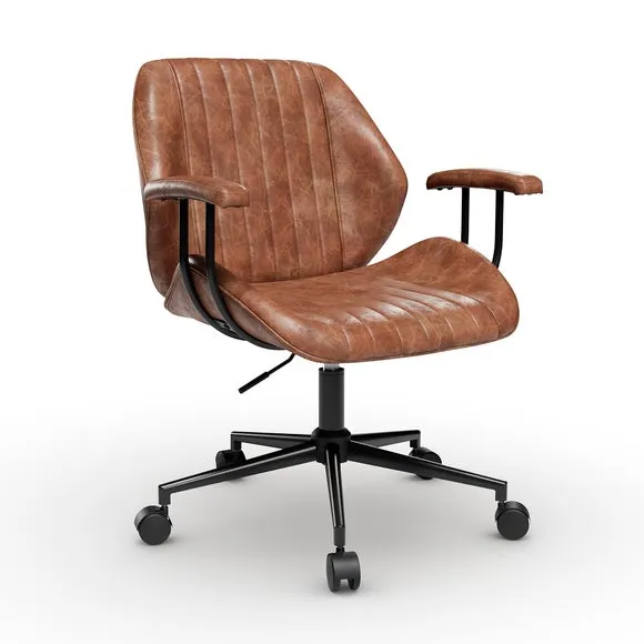 Clement Faux Leather Office Chair 6