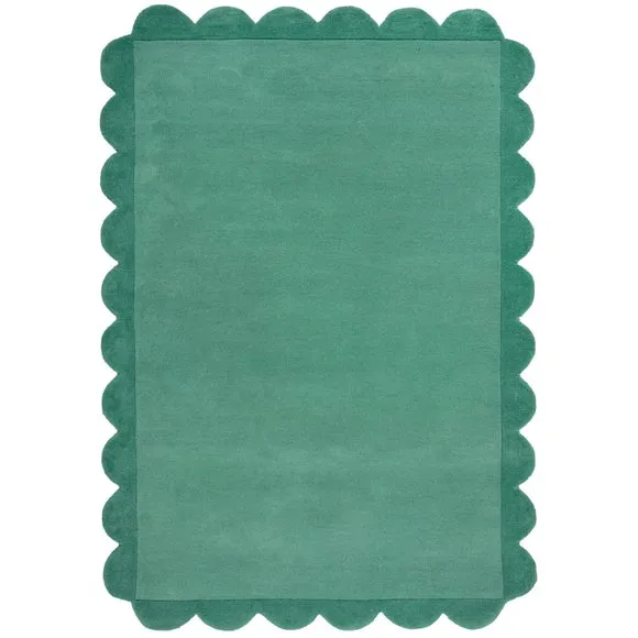 Milo Scallop Plain Wool Rug 5