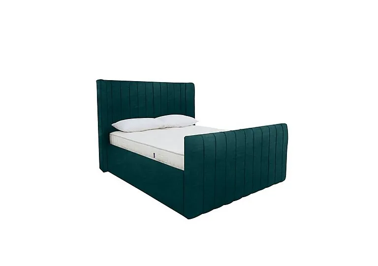 Eira High Foot End Ottoman Bed Frame - Super King - Savannah Ocean