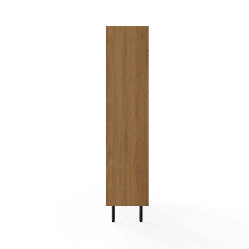 GFW Nervata Bookcase in Light Oak 5