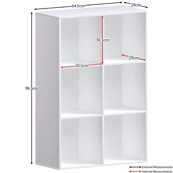Vida Designs Durham 2x3 Cube Storage Unit 2