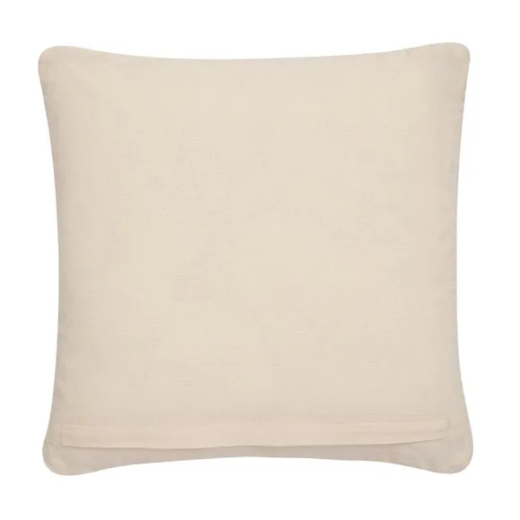 Jute Stripe Cotton Square Cushion Cover 4