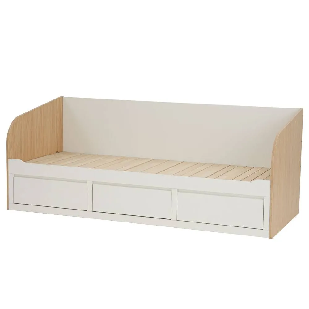 Nöa and Nani Noa & Nani Jasmine Day Bed with Pull-Out Storage Drawers in White 5