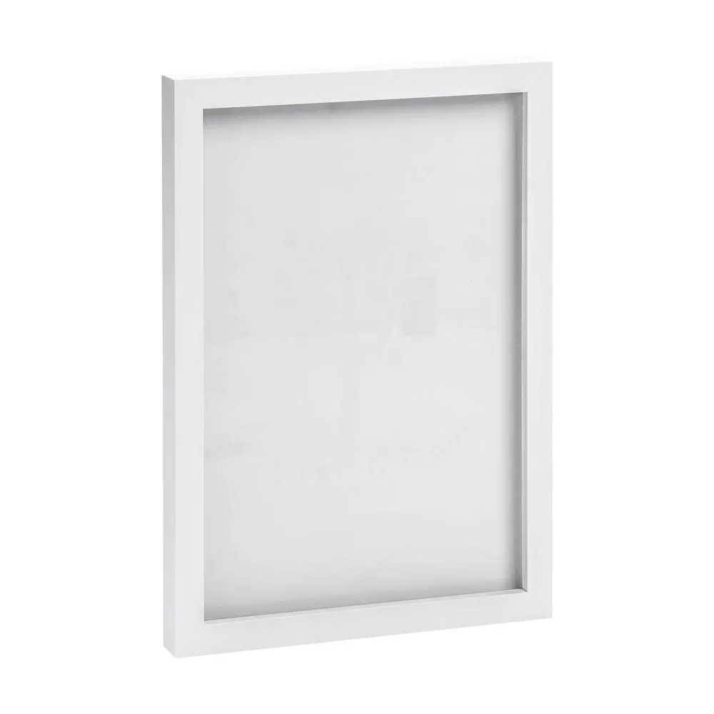 Nicola Spring Photo Frame - A4 (8" X 12") - White, White