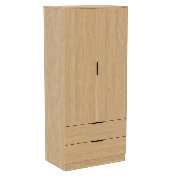 Hayes 2 Drawer Double Wardrobe 6