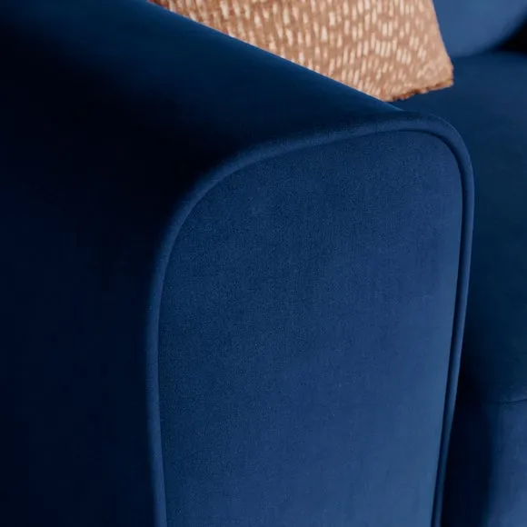Abel Matte Velvet Snuggle Chair 4