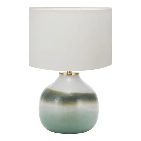 Pacific Lifestyle Juno Ombre Glass Table Lamp with Henry Cylinder Lampshade 5