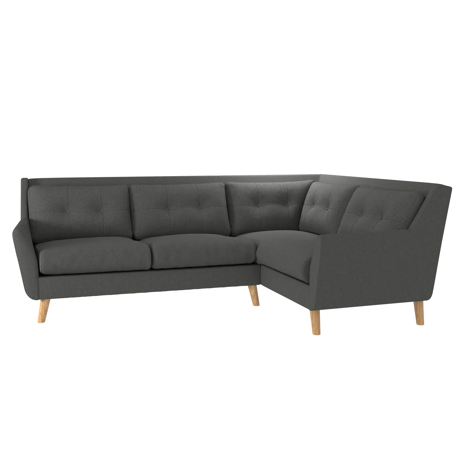 Halston Fabric Corner Sofa Blue