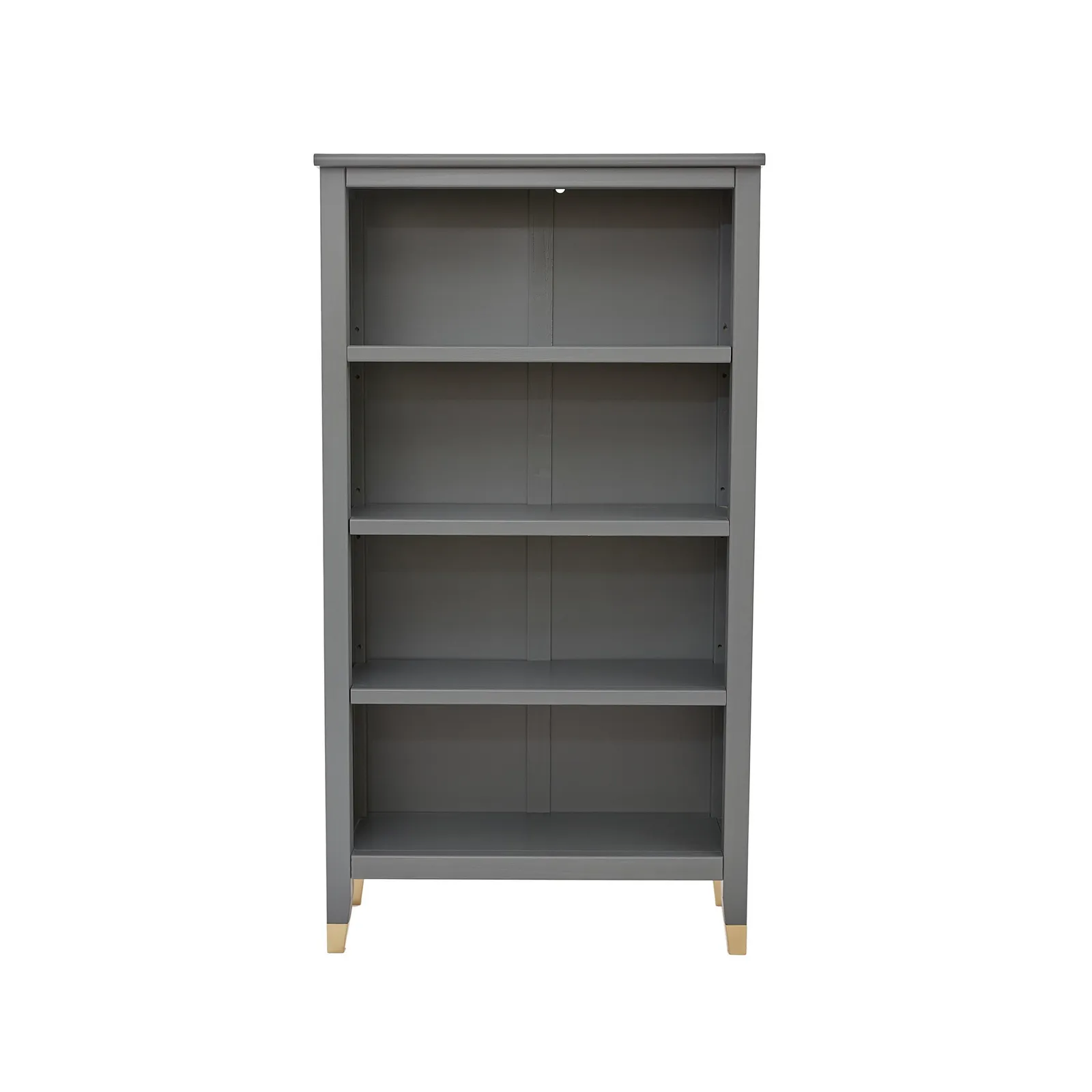 Cabinet Bits Palazzi 4 Tier Bookcase H127 W69 D25cm in Mid Grey 2