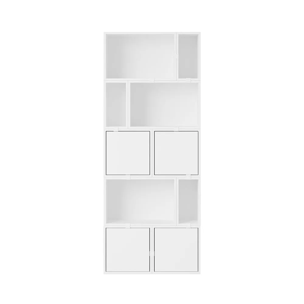 Muuto Stacked Storage System Bookcase Configuration 8 White 2