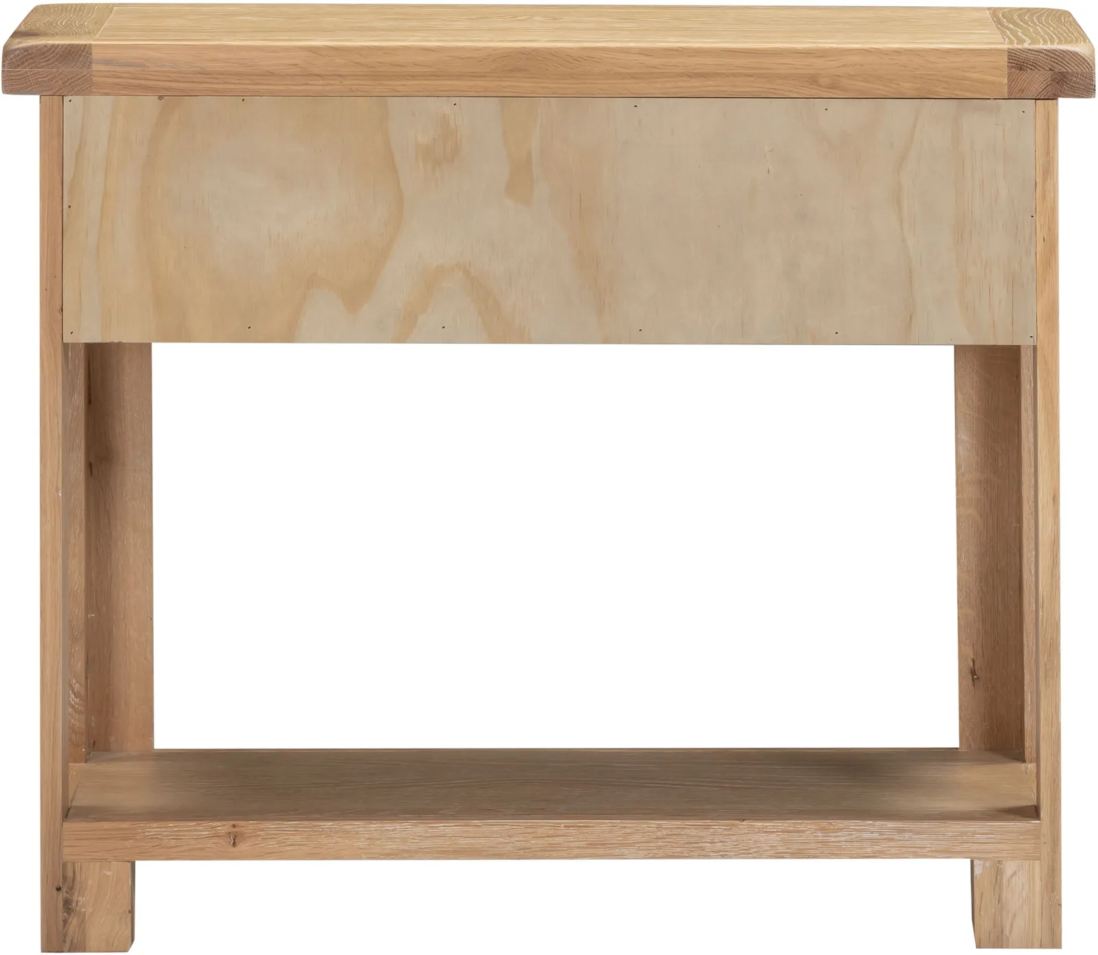 Seconique Windsor 2 Drawer Console Table (Fully Assembled) in Light Oak 5
