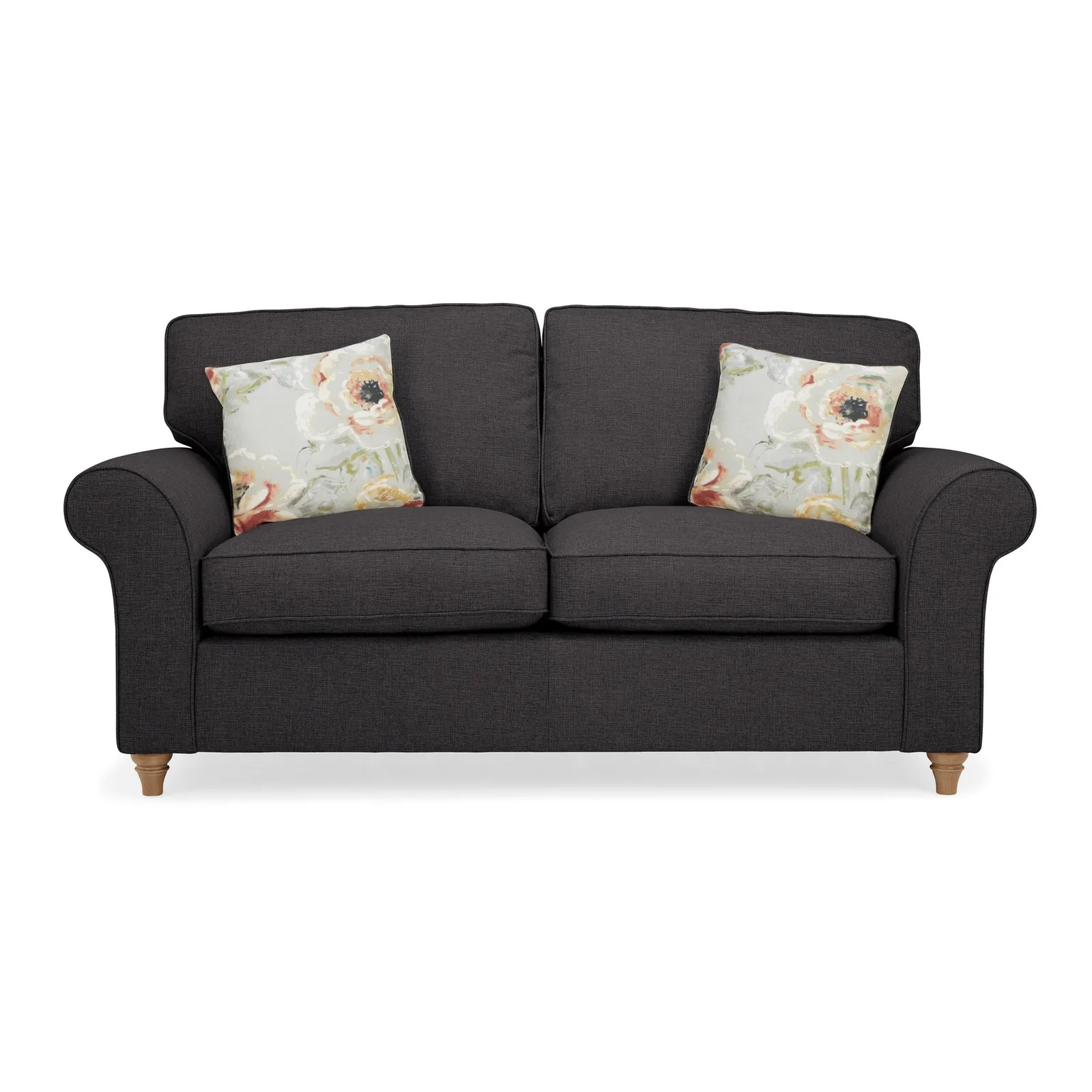 Rosa 2 Seater Sofa Charcoal