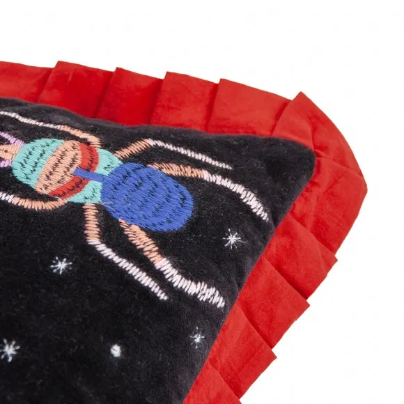 Darkling Beetles Frilled Rectangular Cushion 6