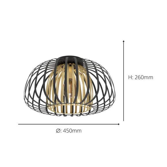 EGLO Encinitos Flush Ceiling Light 4