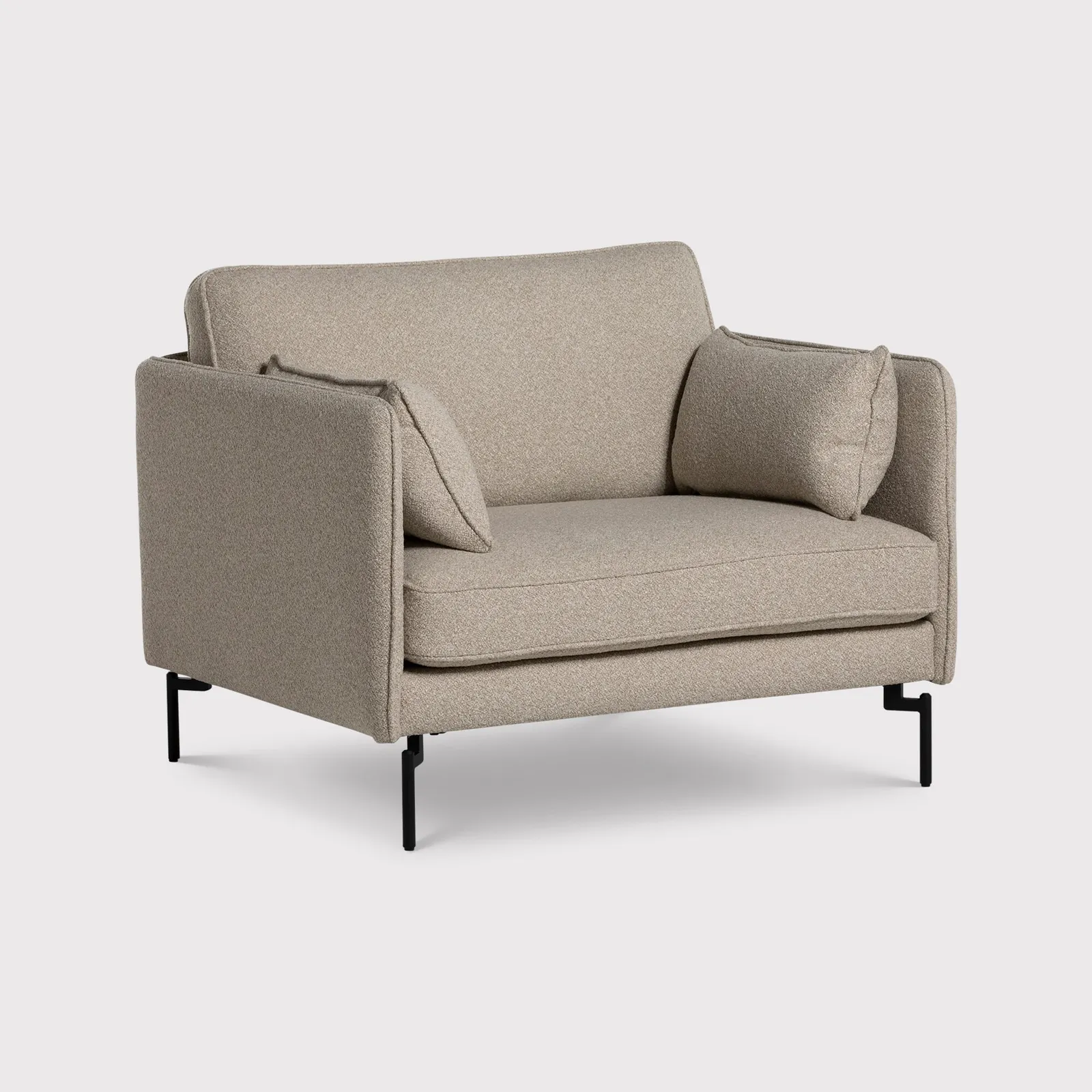 Juneau Armchair, Grey Fabric | Barker & Stonehouse