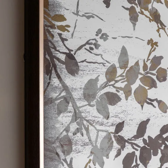 Cedar and Sage Oriental Garden Mirror Framed Wall Art 2