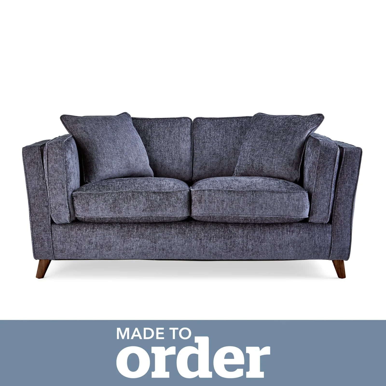 Arabella 2 Seater Sofa Luxury Chenille Premium Chenille Navy