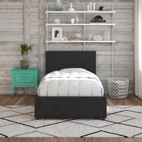Novogratz Kelly 2 Drawer Bed, Linen 3