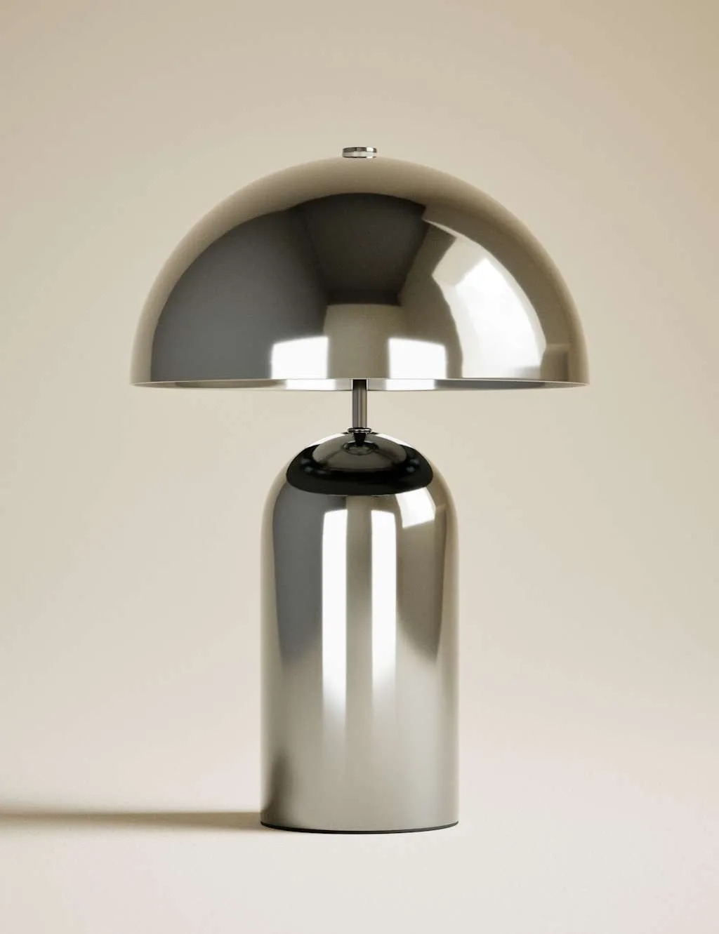 M&S Colby Large Rechargeable Table Lamp Chrome