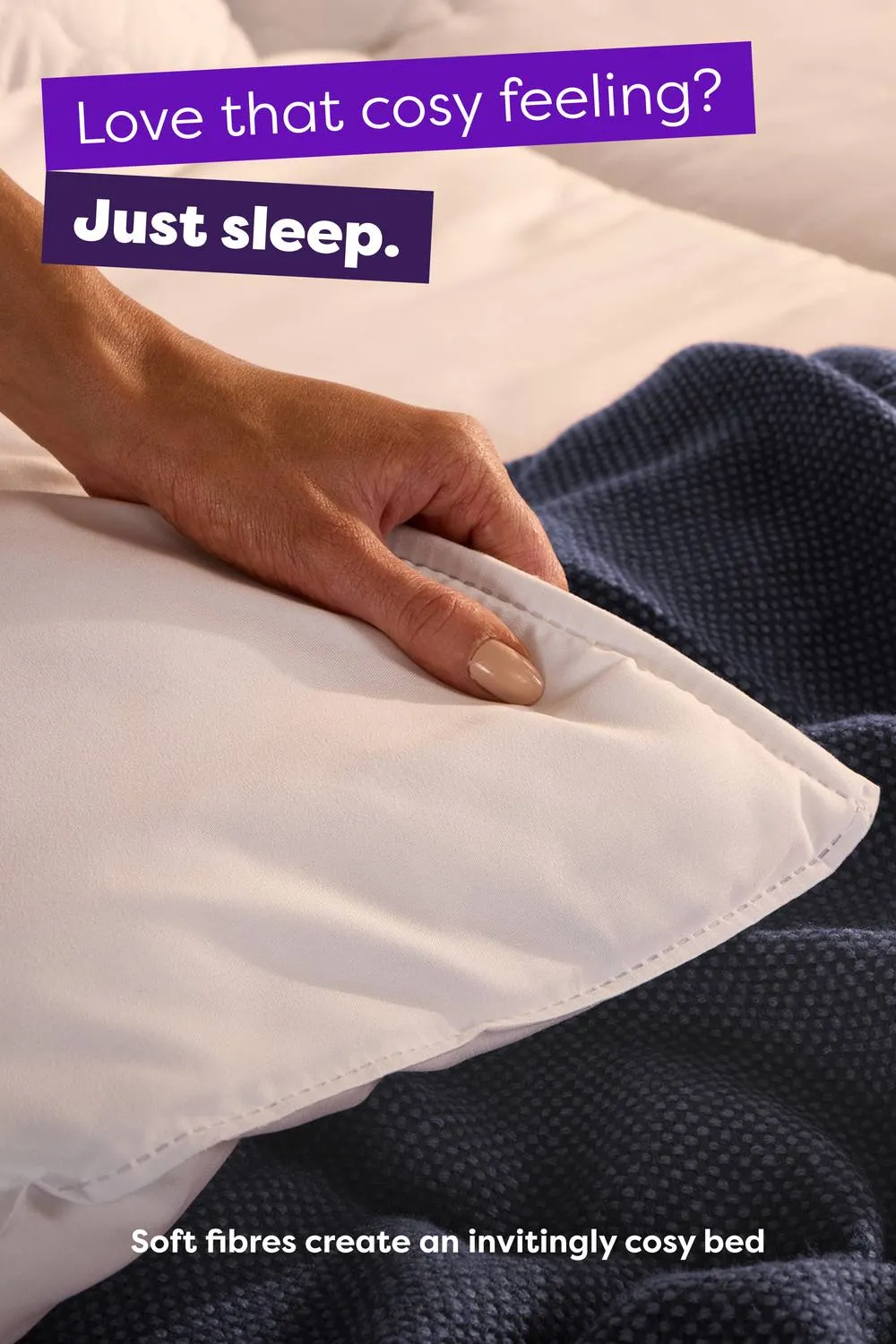 Slumberdown Just Sleep 10.5 Tog All Year Round Duvet in White 4