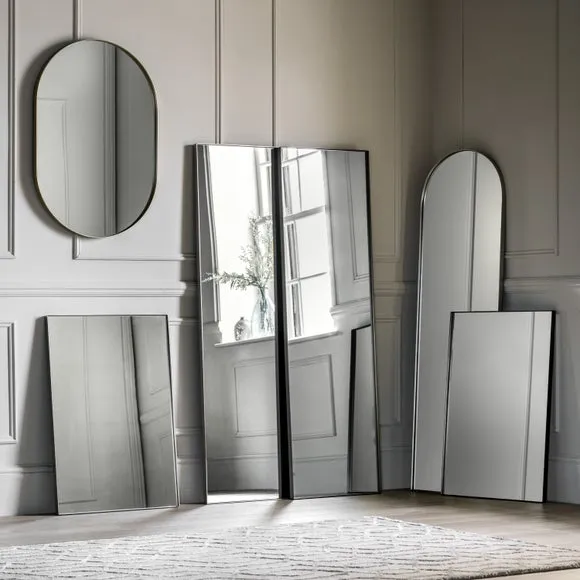 Huntly Champagne Arch Full Length Wall Mirror 4