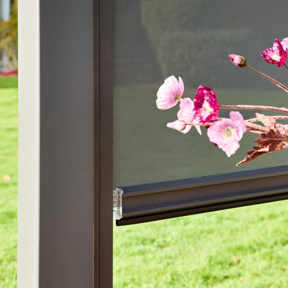 sweeek Blind aluminium 4m for Triomphe pergola in Dark Grey 4
