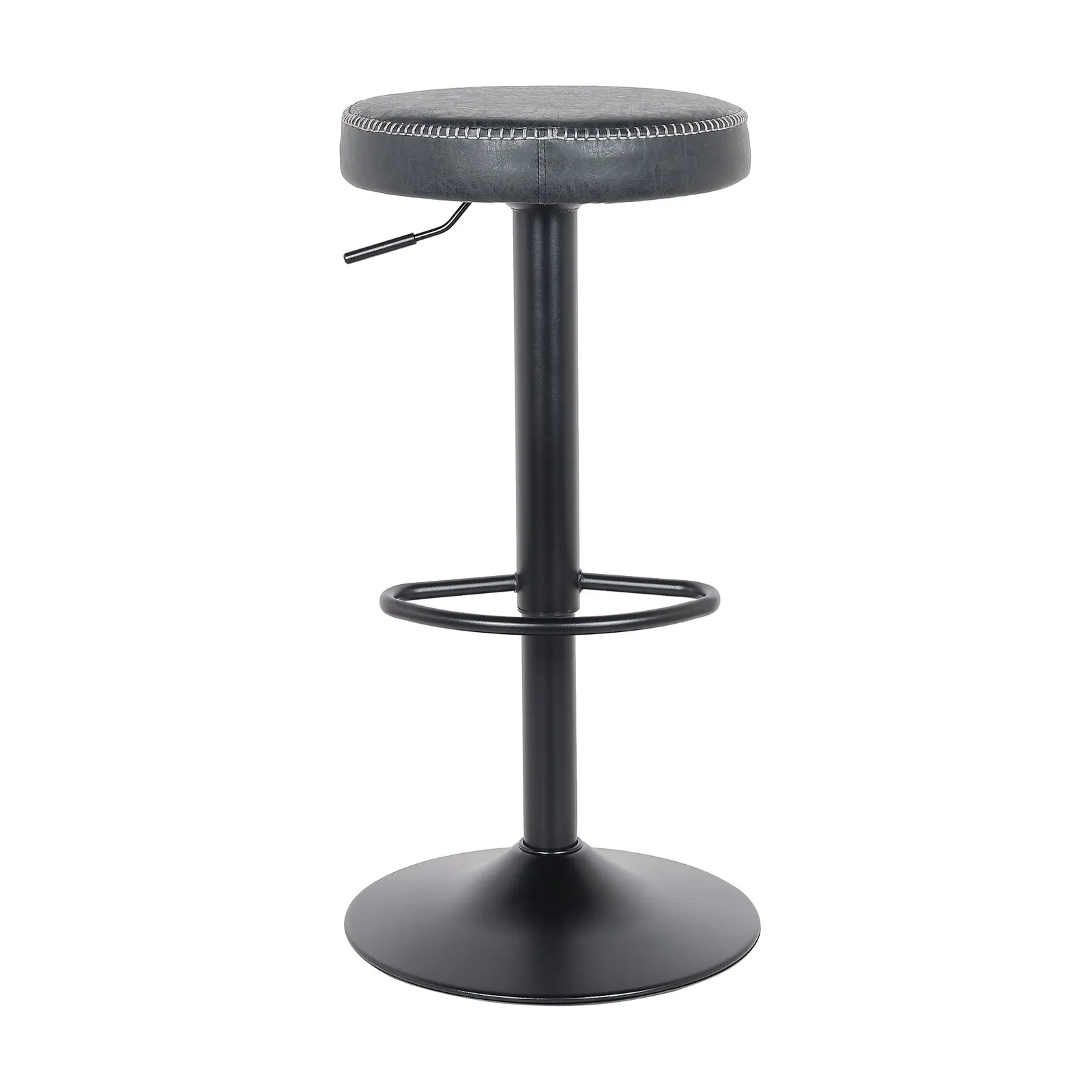 Venice Round Bar Stool Black