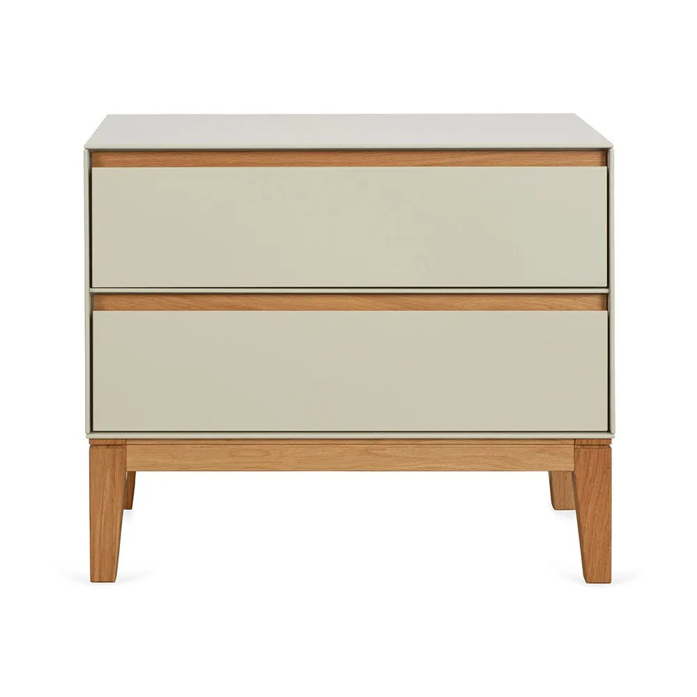 Heal's Lars Wide Bedside Table Cashmere 2