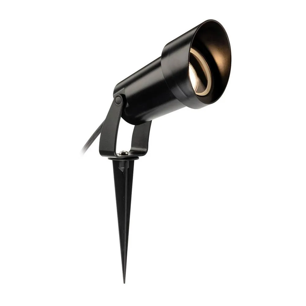 Netlighting Rowan Resin Wall & Spike Spot Black IP65