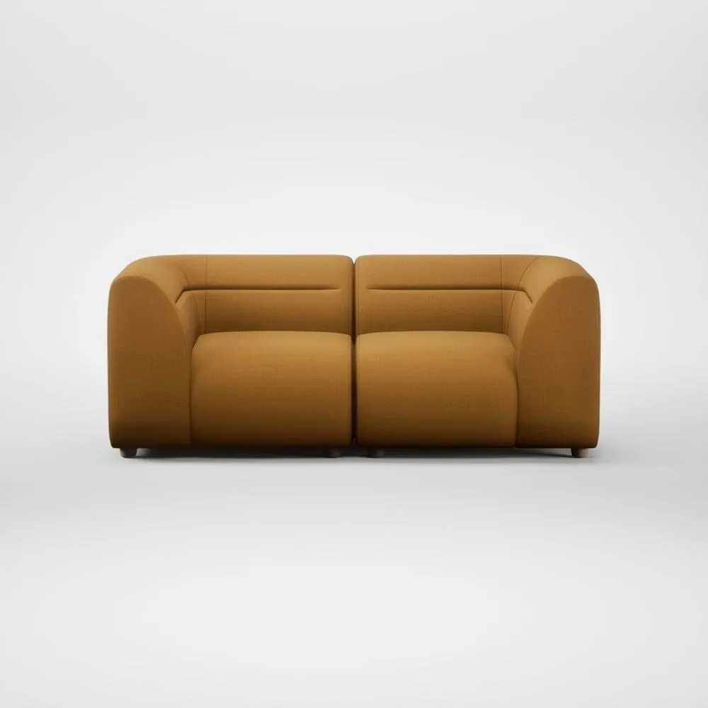 Heal's Lilli 2 Seater Sofa Smart Cotton Linen Sahara Natural Feet 2