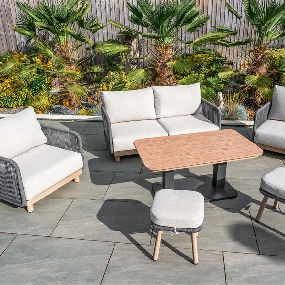 Norfolk Leisure Buxton Rope Weave Lounge Set 2