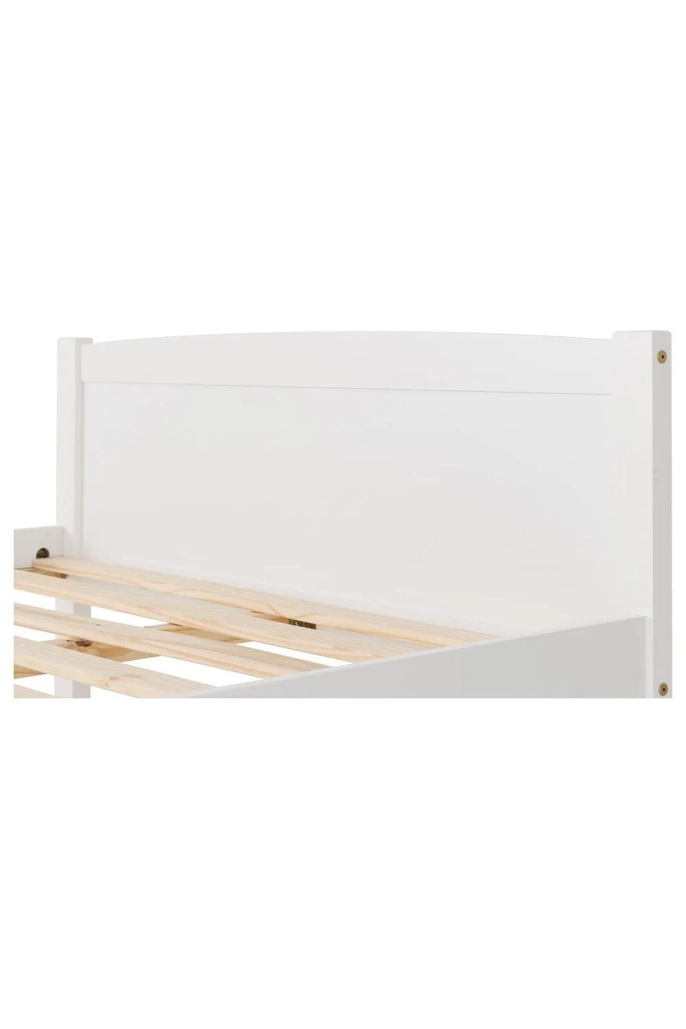 Seconique Amber 4'6" Double Bed in White 5